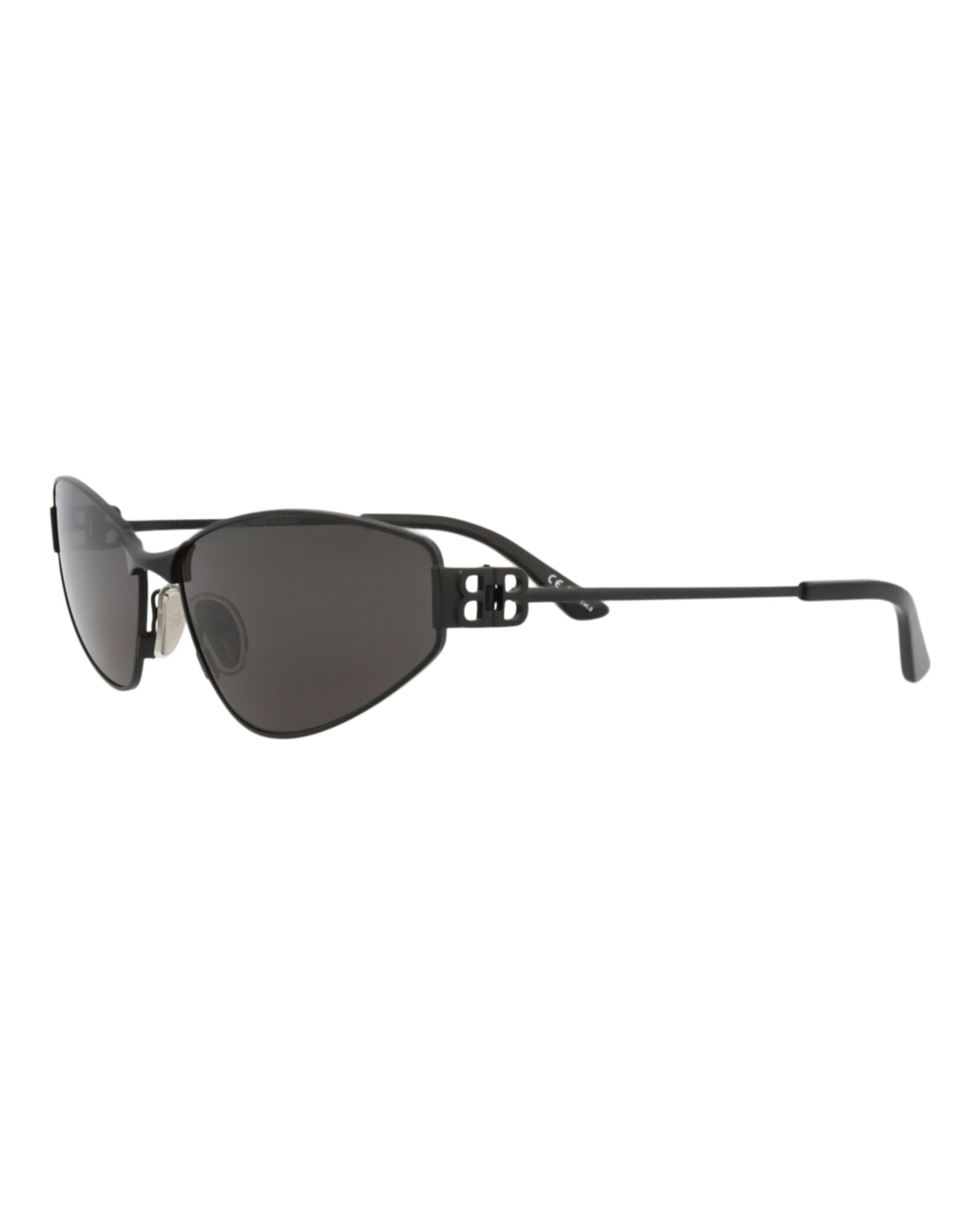 Balenciaga Balenciaga Womens Cat Eye Black Black Grey Fashion Designer Eyewear
