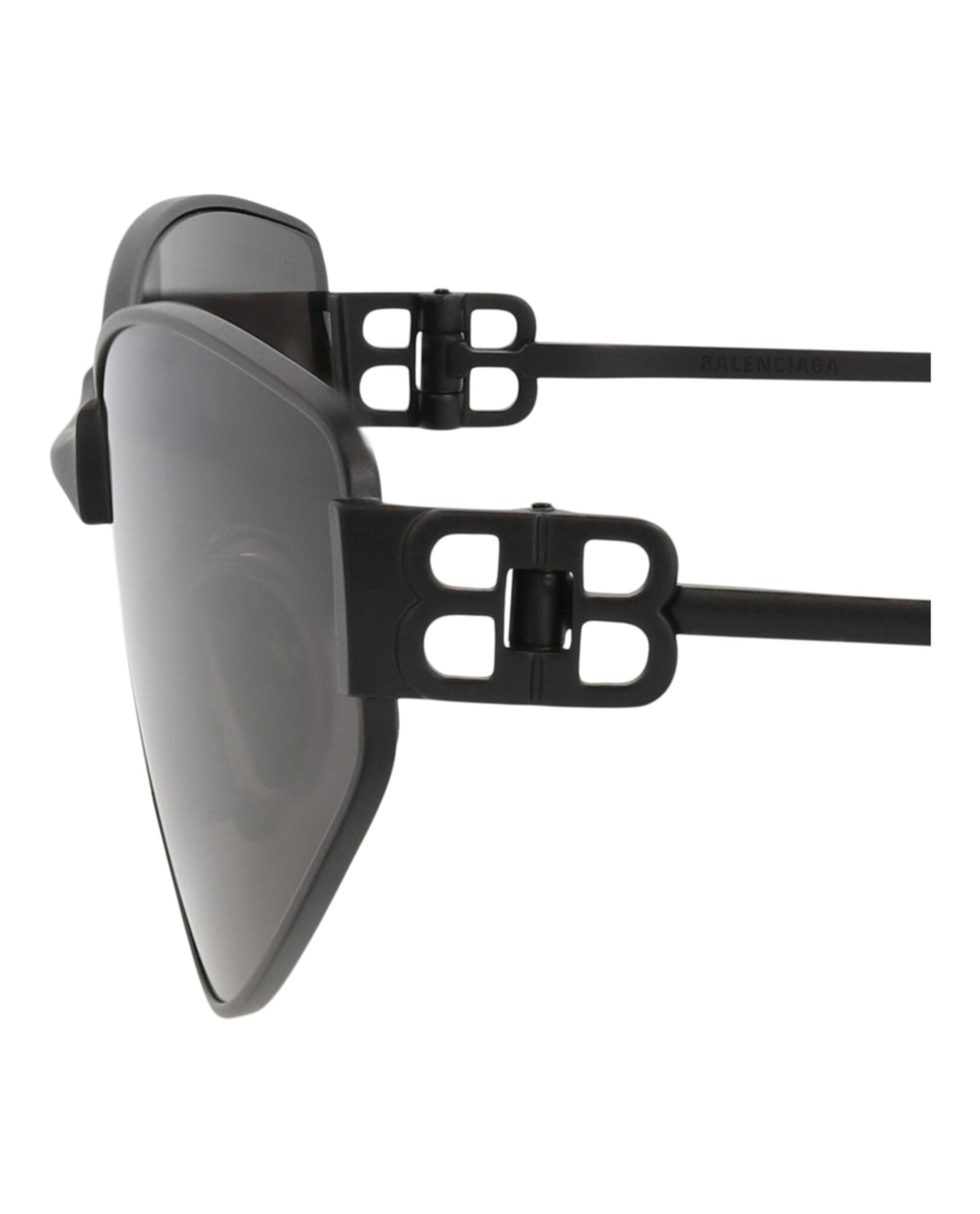 Balenciaga Balenciaga Womens Cat Eye Black Black Grey Fashion Designer Eyewear