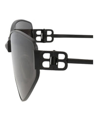 Balenciaga Balenciaga Womens Cat Eye Black Black Grey Fashion Designer Eyewear