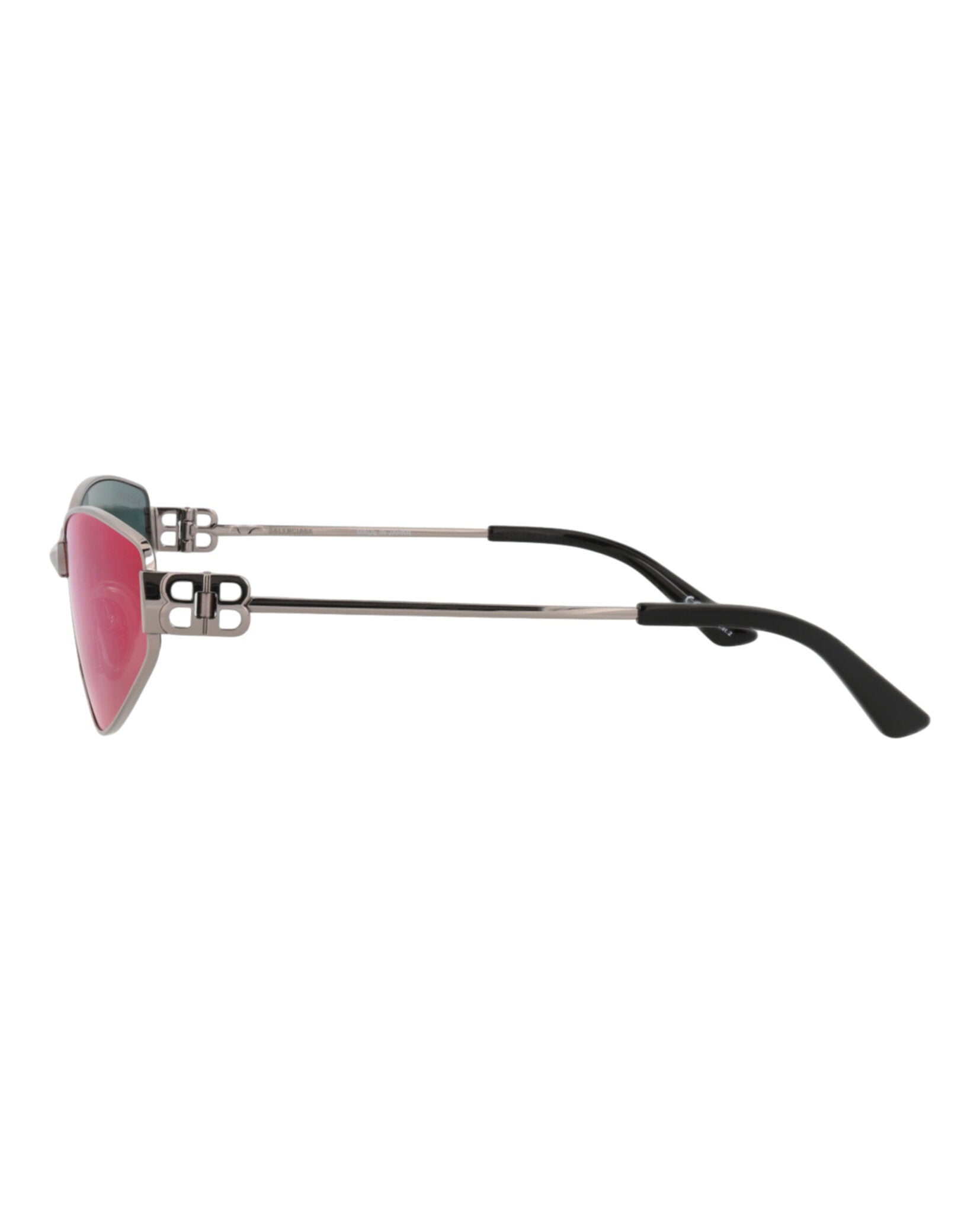 Balenciaga Balenciaga Womens Cat Eye Ruthenium Ruthenium Violet Fashion Designer Eyewear