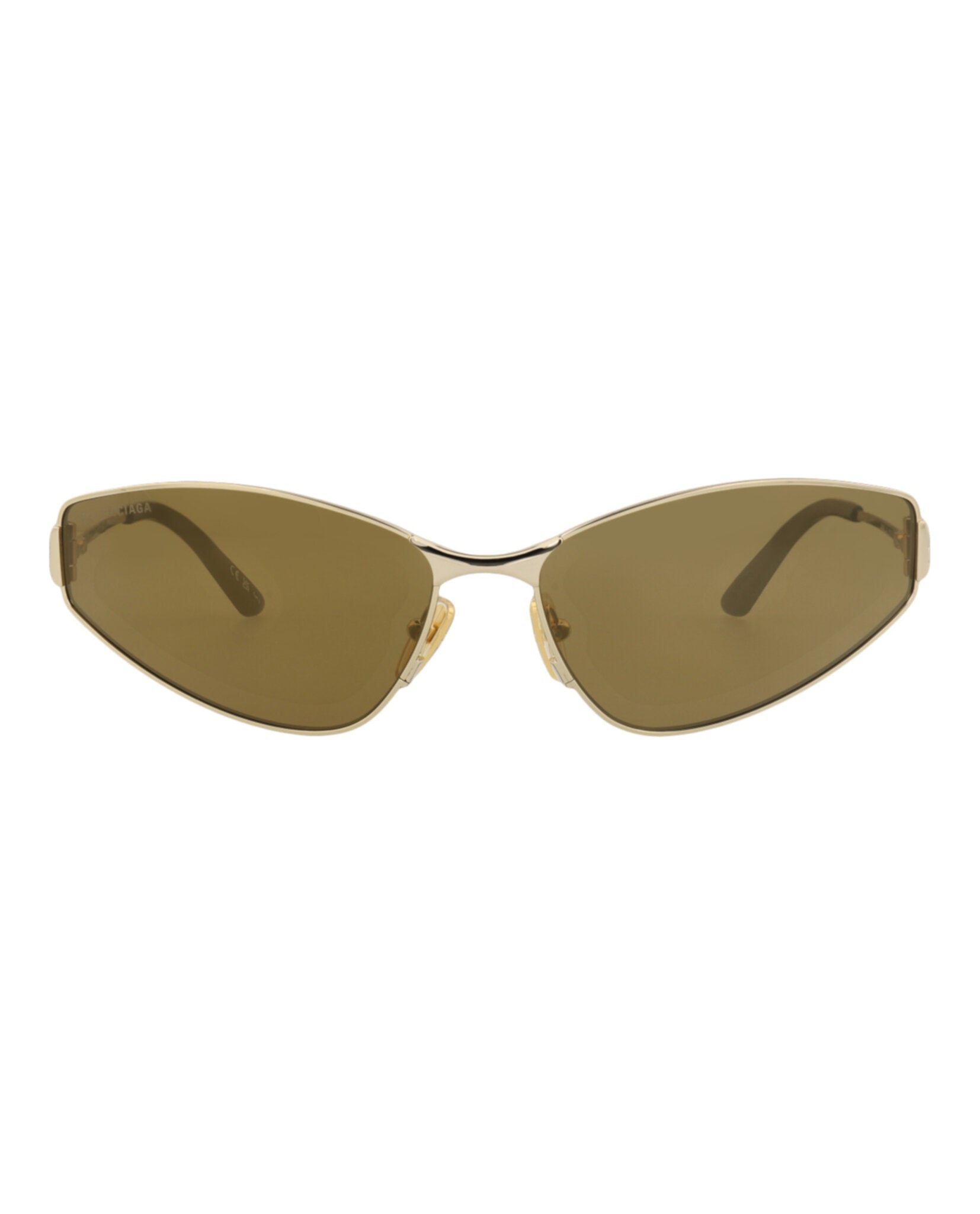 Balenciaga Balenciaga Womens Cat Eye Gold Gold Bronze Fashion Designer Eyewear