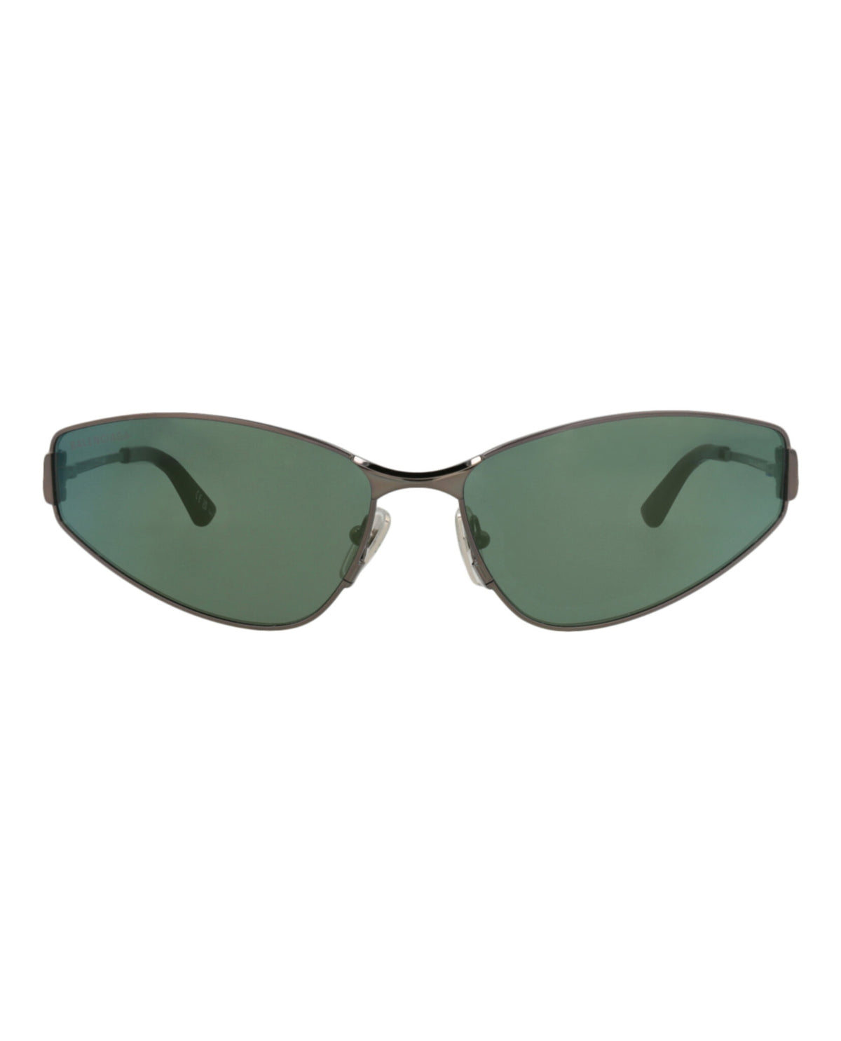 Balenciaga Womens Cat Eye Grey Grey Green Fashion Designer Eyewear