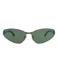 Balenciaga Womens Cat Eye Grey Grey Green Fashion Designer Eyewear