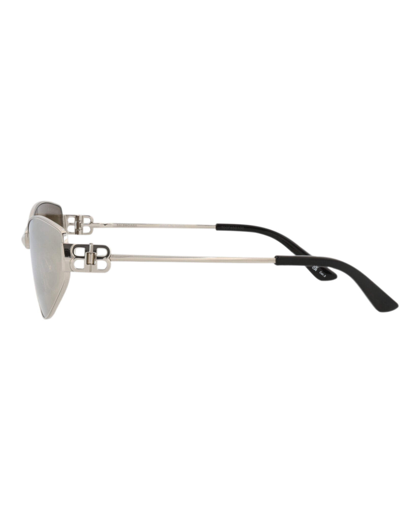 Balenciaga Balenciaga Womens Cat Eye Silver Silver Silver Fashion Designer Eyewear