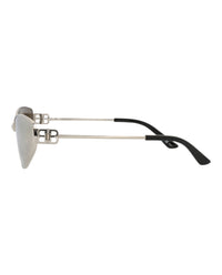 Balenciaga Balenciaga Womens Cat Eye Silver Silver Silver Fashion Designer Eyewear
