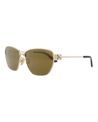 Balenciaga Balenciaga Unisex Cat Eye Gold Gold Bronze Fashion Designer Eyewear