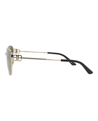 Balenciaga Balenciaga Unisex Cat Eye Gold Gold Bronze Fashion Designer Eyewear