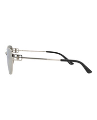 Balenciaga Balenciaga Unisex Cat Eye Silver Silver Silver Fashion Designer Eyewear
