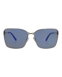 Balenciaga Balenciaga Womens Square/Rectangle Ruthenium Ruthenium Violet Fashion Designer Eyewear
