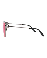 Balenciaga Balenciaga Womens Square/Rectangle Ruthenium Ruthenium Violet Fashion Designer Eyewear