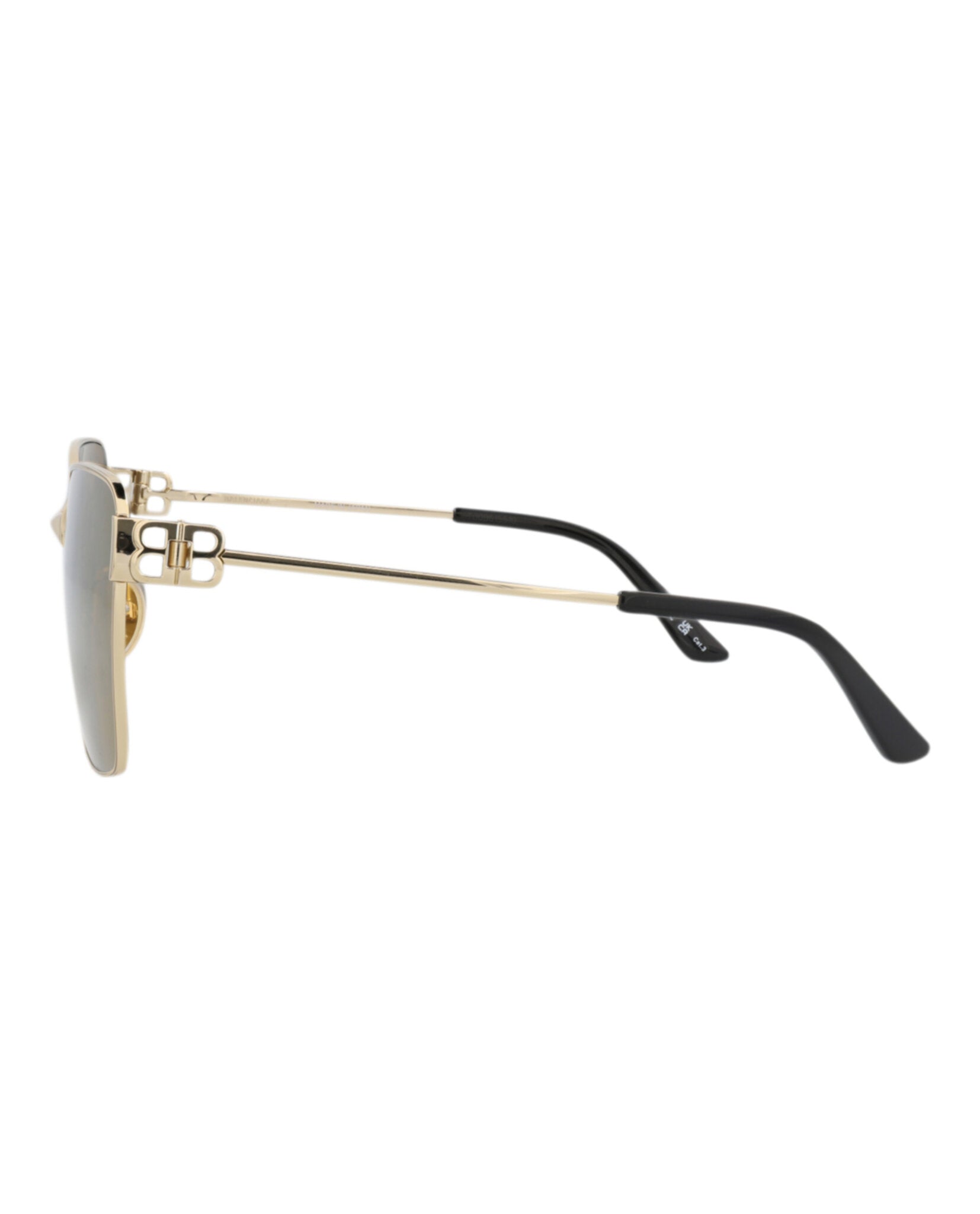 Balenciaga Balenciaga Womens Square/Rectangle Gold Gold Bronze Fashion Designer Eyewear