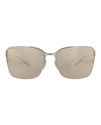 Balenciaga Balenciaga Womens Square/Rectangle Silver Silver Silver Fashion Designer Eyewear