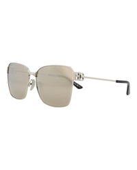 Balenciaga Balenciaga Womens Square/Rectangle Silver Silver Silver Fashion Designer Eyewear