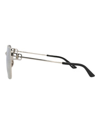 Balenciaga Balenciaga Womens Square/Rectangle Silver Silver Silver Fashion Designer Eyewear