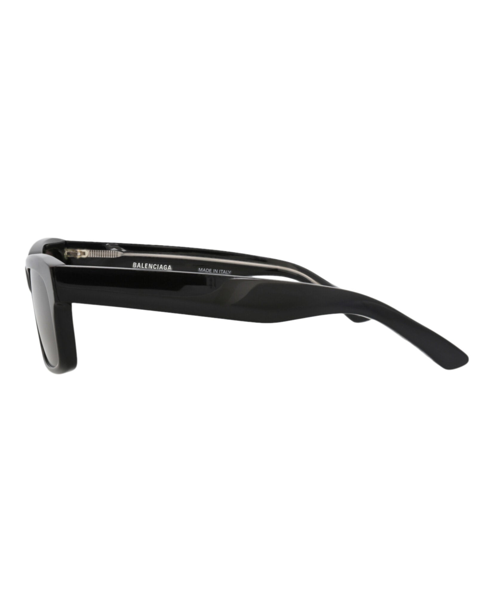 Balenciaga Balenciaga Mens Square/Rectangle Black Black Grey Fashion Designer Eyewear