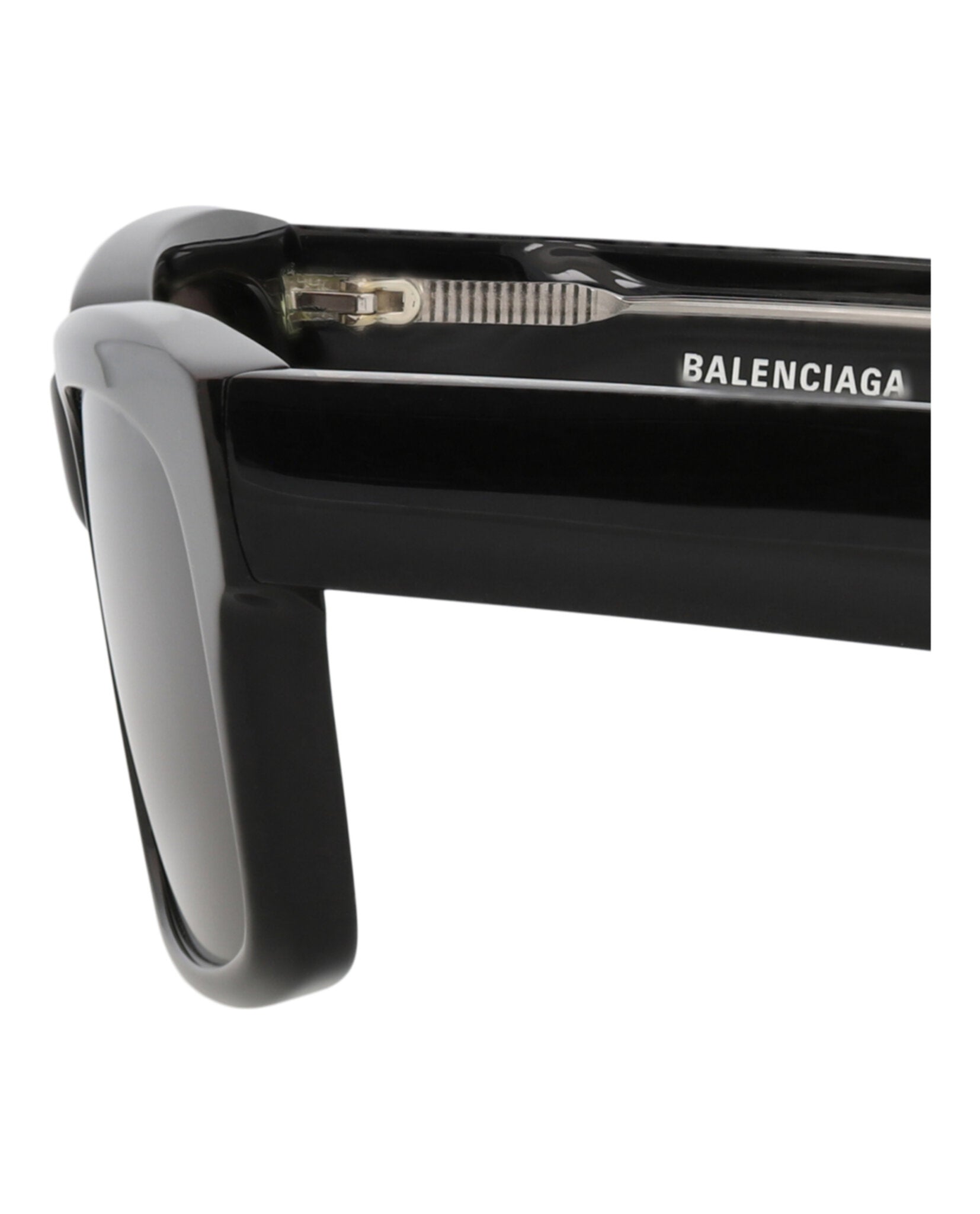 Balenciaga Balenciaga Mens Square/Rectangle Black Black Grey Fashion Designer Eyewear