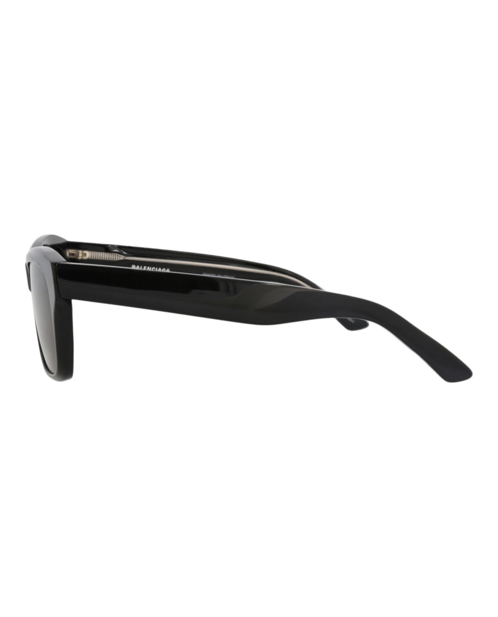 Balenciaga Balenciaga Unisex Square/Rectangle Black Black Grey Fashion Designer Eyewear