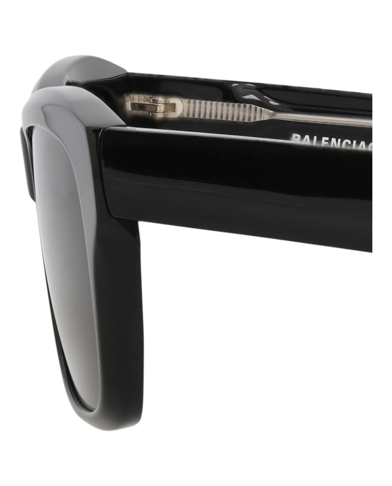 Balenciaga Balenciaga Unisex Square/Rectangle Black Black Grey Fashion Designer Eyewear