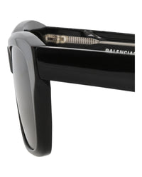 Balenciaga Balenciaga Unisex Square/Rectangle Black Black Grey Fashion Designer Eyewear
