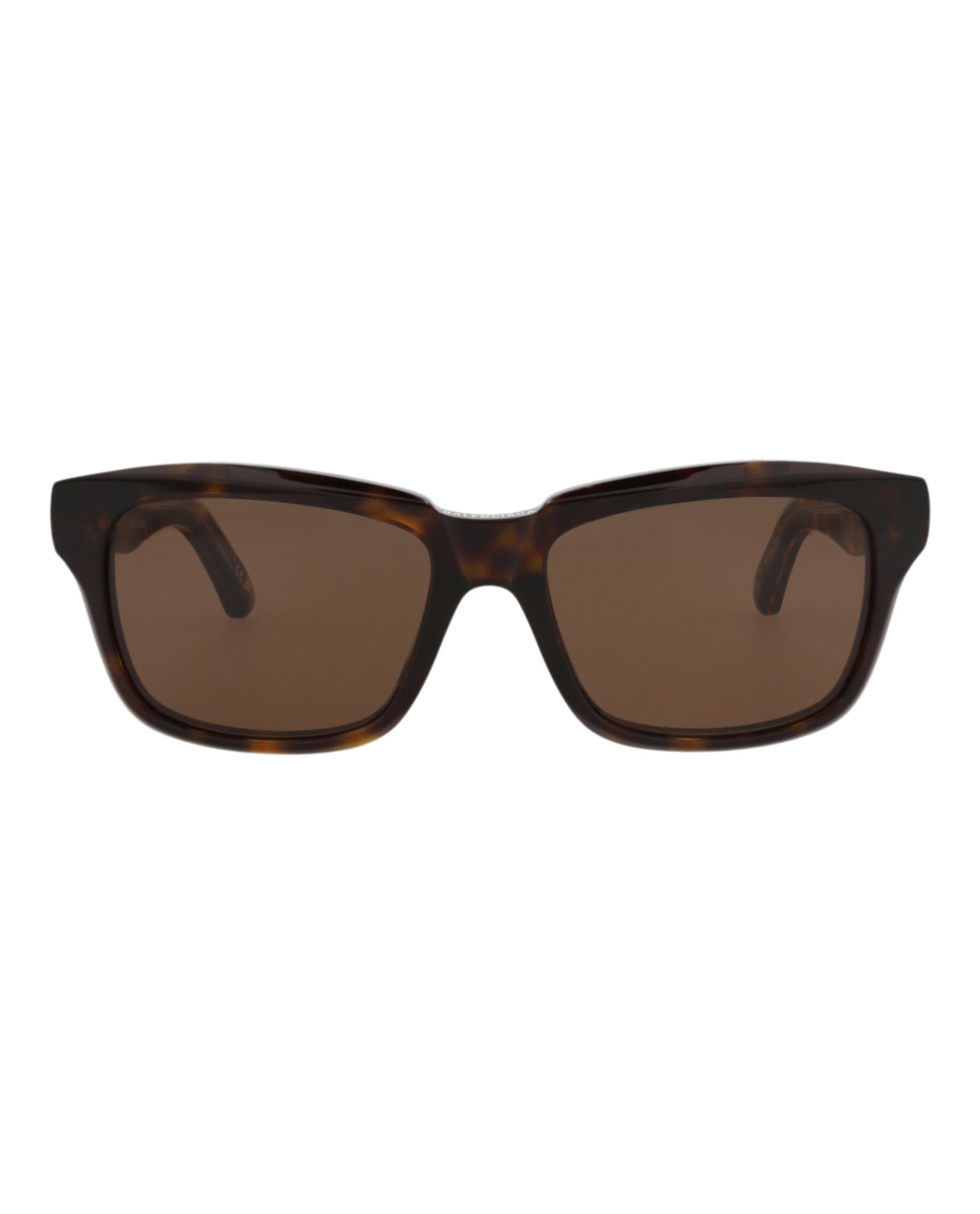 Balenciaga Balenciaga Unisex Square/Rectangle Havana Havana Brown Fashion Designer Eyewear