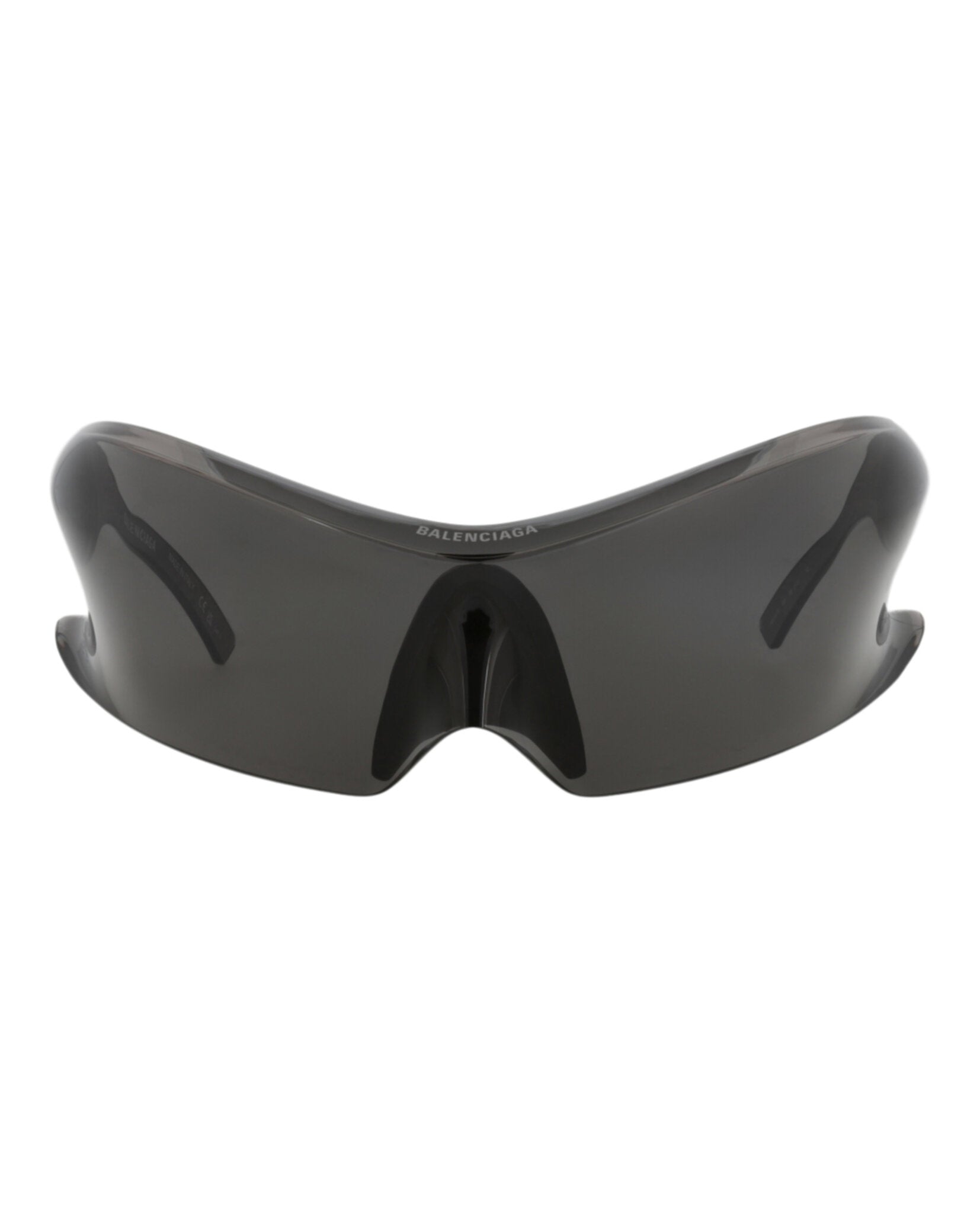 Balenciaga Balenciaga Unisex Shield/Wrap Grey Grey Grey Fashion Designer Eyewear
