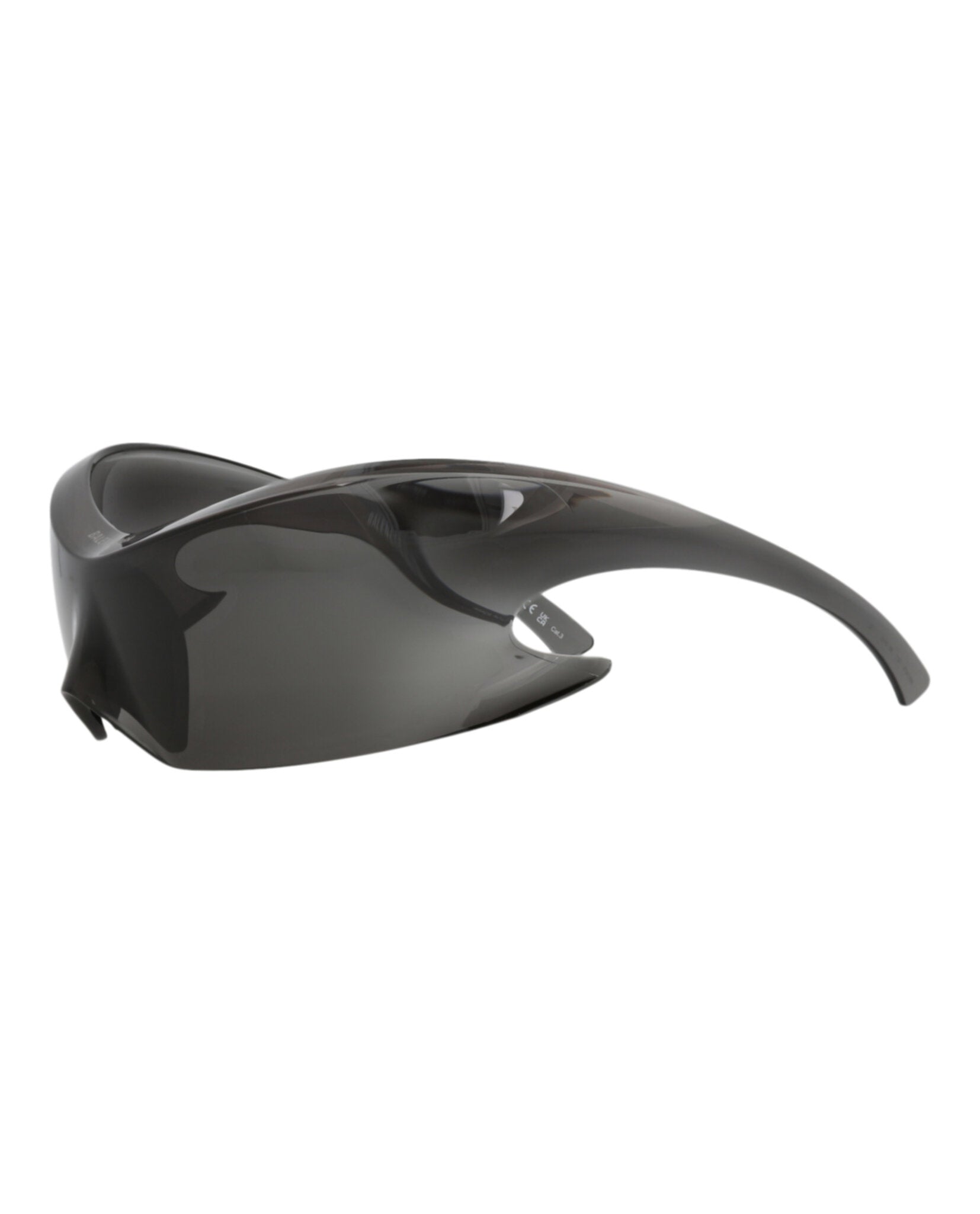 Balenciaga Balenciaga Unisex Shield/Wrap Grey Grey Grey Fashion Designer Eyewear