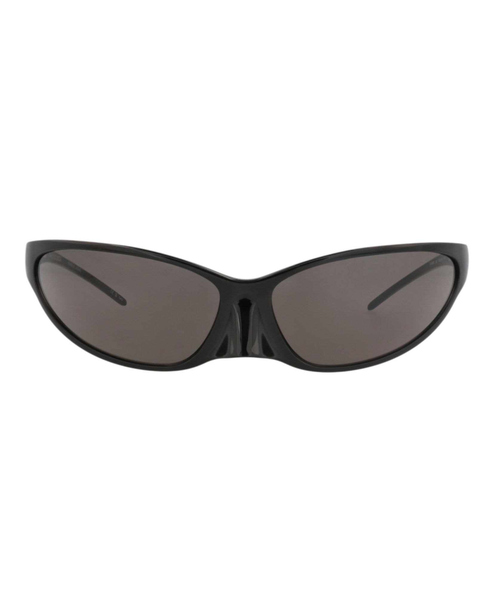 Balenciaga Balenciaga Unisex Shield/Wrap Black Black Grey Fashion Designer Eyewear