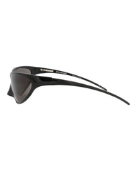 Balenciaga Balenciaga Unisex Shield/Wrap Black Black Grey Fashion Designer Eyewear