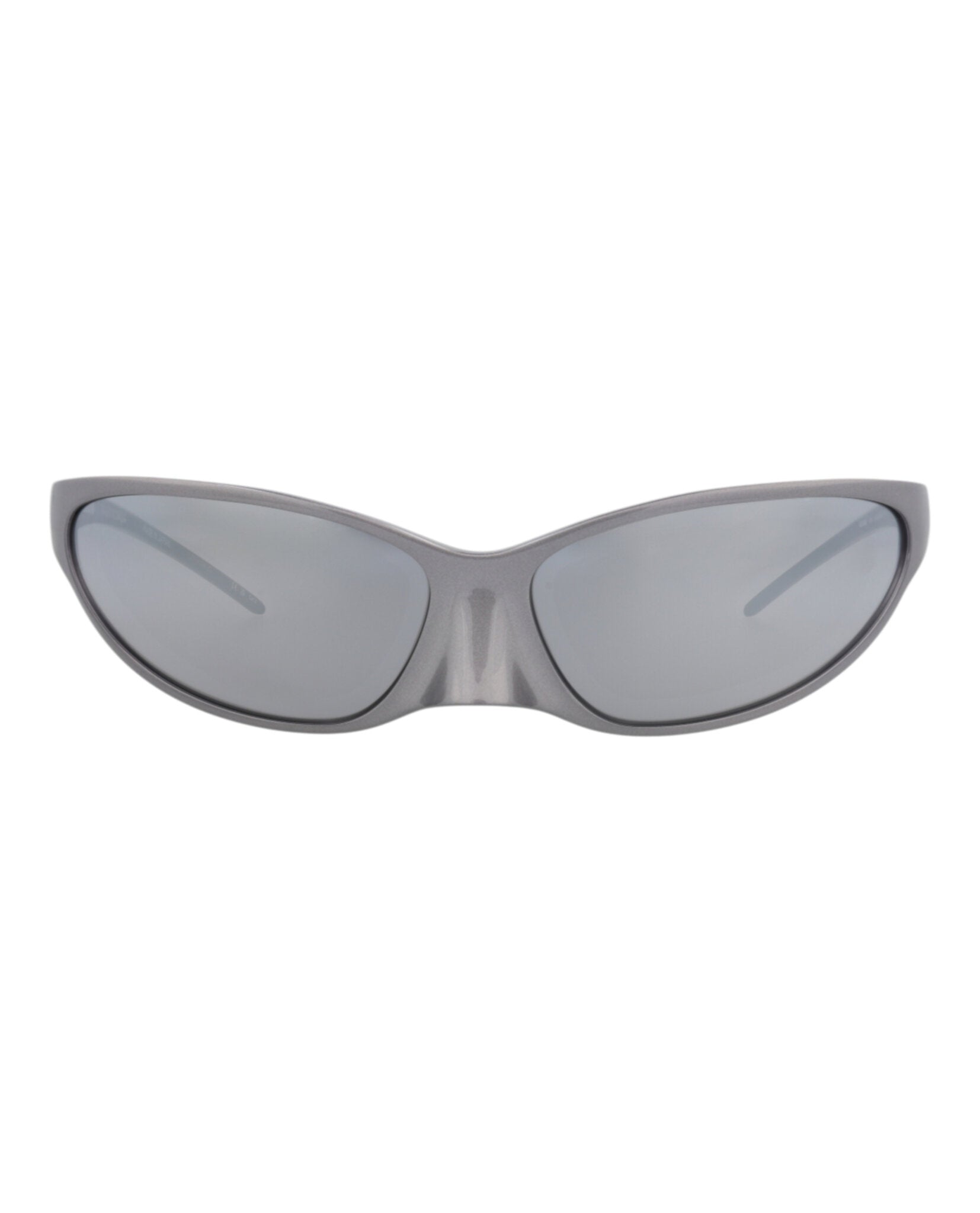 Balenciaga Unisex Shield/Wrap Grey Grey Grey Fashion Designer Eyewear