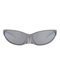 Balenciaga Unisex Shield/Wrap Grey Grey Grey Fashion Designer Eyewear