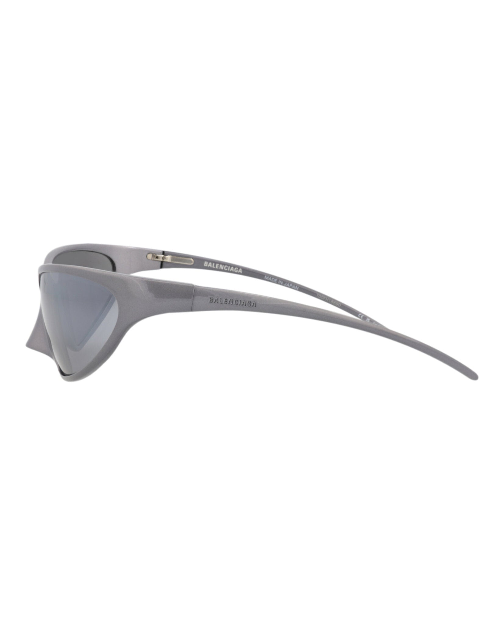 Balenciaga Unisex Shield/Wrap Grey Grey Grey Fashion Designer Eyewear