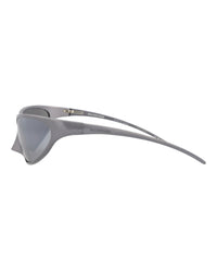 Balenciaga Unisex Shield/Wrap Grey Grey Grey Fashion Designer Eyewear