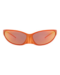Balenciaga Unisex Shield/Wrap Red Red Red Fashion Designer Eyewear