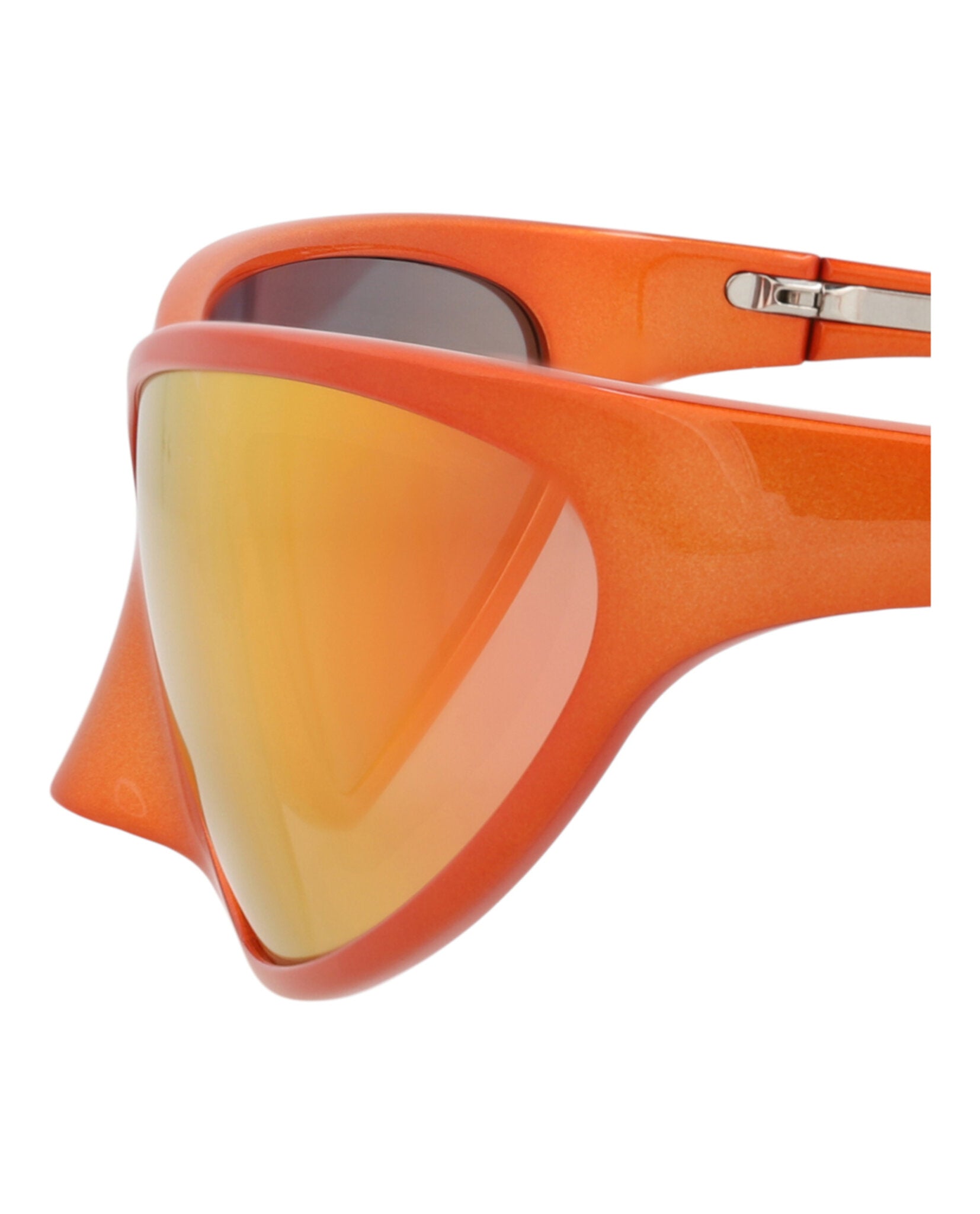 Balenciaga Unisex Shield/Wrap Red Red Red Fashion Designer Eyewear