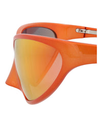 Balenciaga Unisex Shield/Wrap Red Red Red Fashion Designer Eyewear