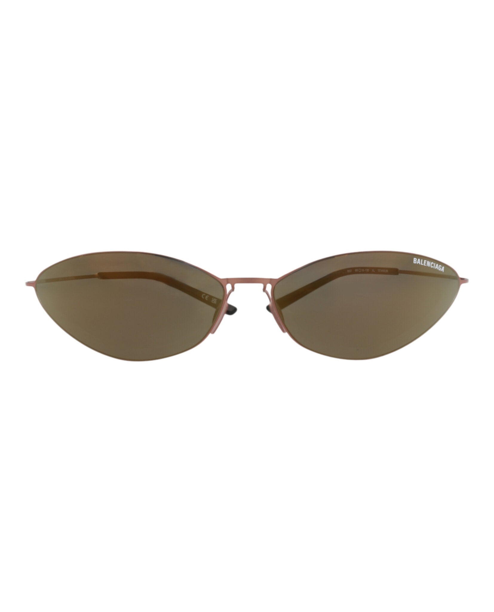 Balenciaga Unisex Cat Eye Brown Brown Bronze Fashion Designer Eyewear