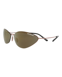 Balenciaga Unisex Cat Eye Brown Brown Bronze Fashion Designer Eyewear