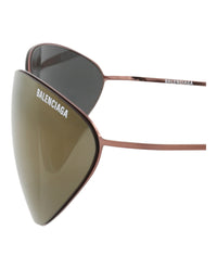 Balenciaga Unisex Cat Eye Brown Brown Bronze Fashion Designer Eyewear