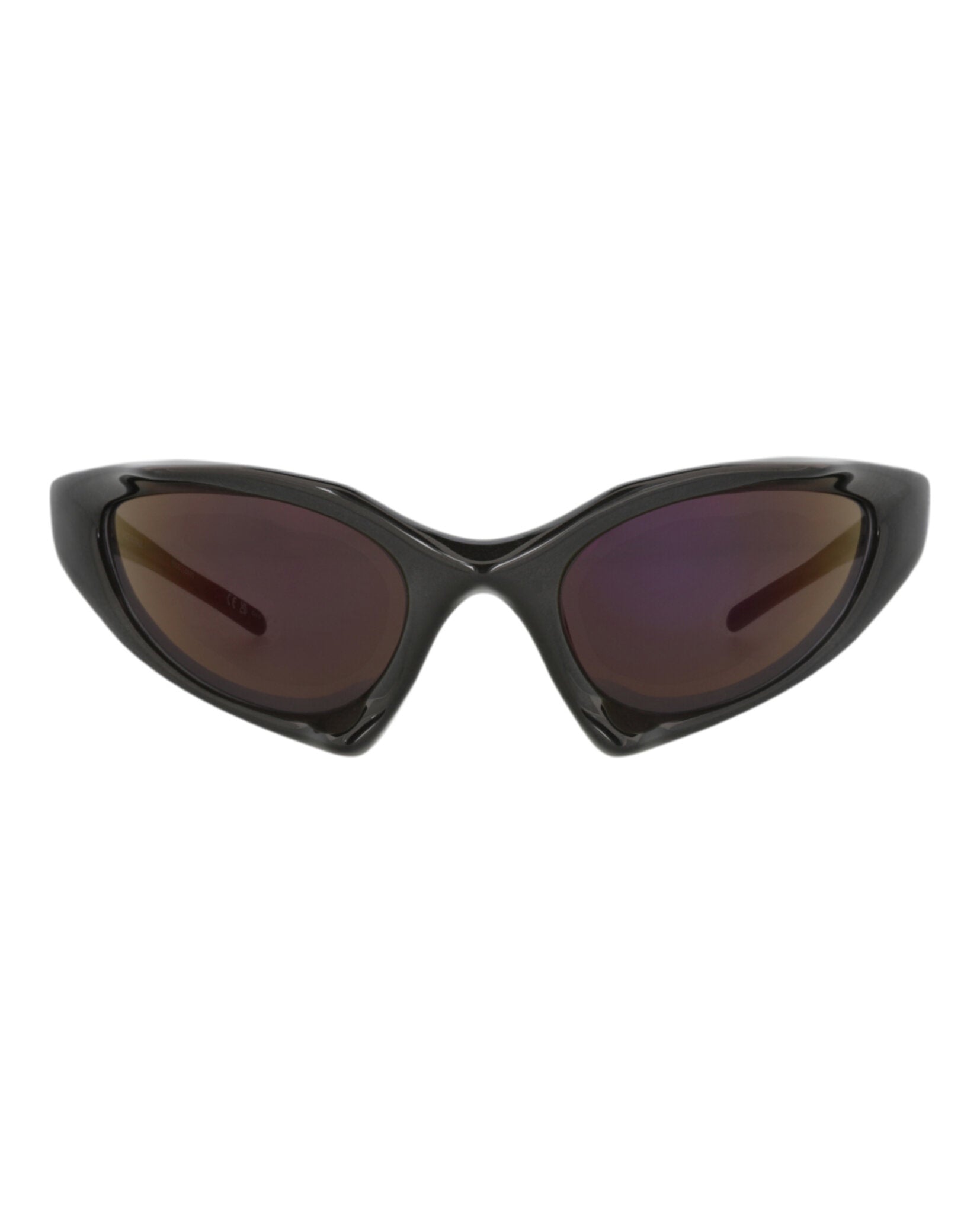 Balenciaga Balenciaga Unisex Shield/Wrap Black Black Grey Fashion Designer Eyewear
