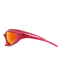 Balenciaga Unisex Shield/Wrap Red Red Red Fashion Designer Eyewear