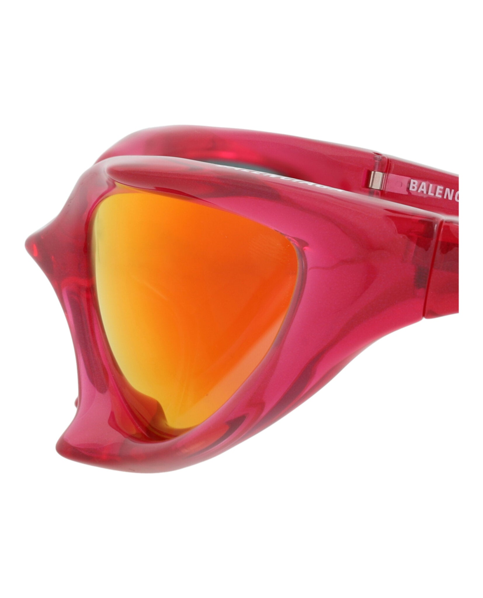 Balenciaga Unisex Shield/Wrap Red Red Red Fashion Designer Eyewear