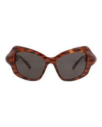 Balenciaga Balenciaga Womens Cat Eye Havana Havana Grey Fashion Designer Eyewear