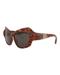 Balenciaga Balenciaga Womens Cat Eye Havana Havana Grey Fashion Designer Eyewear