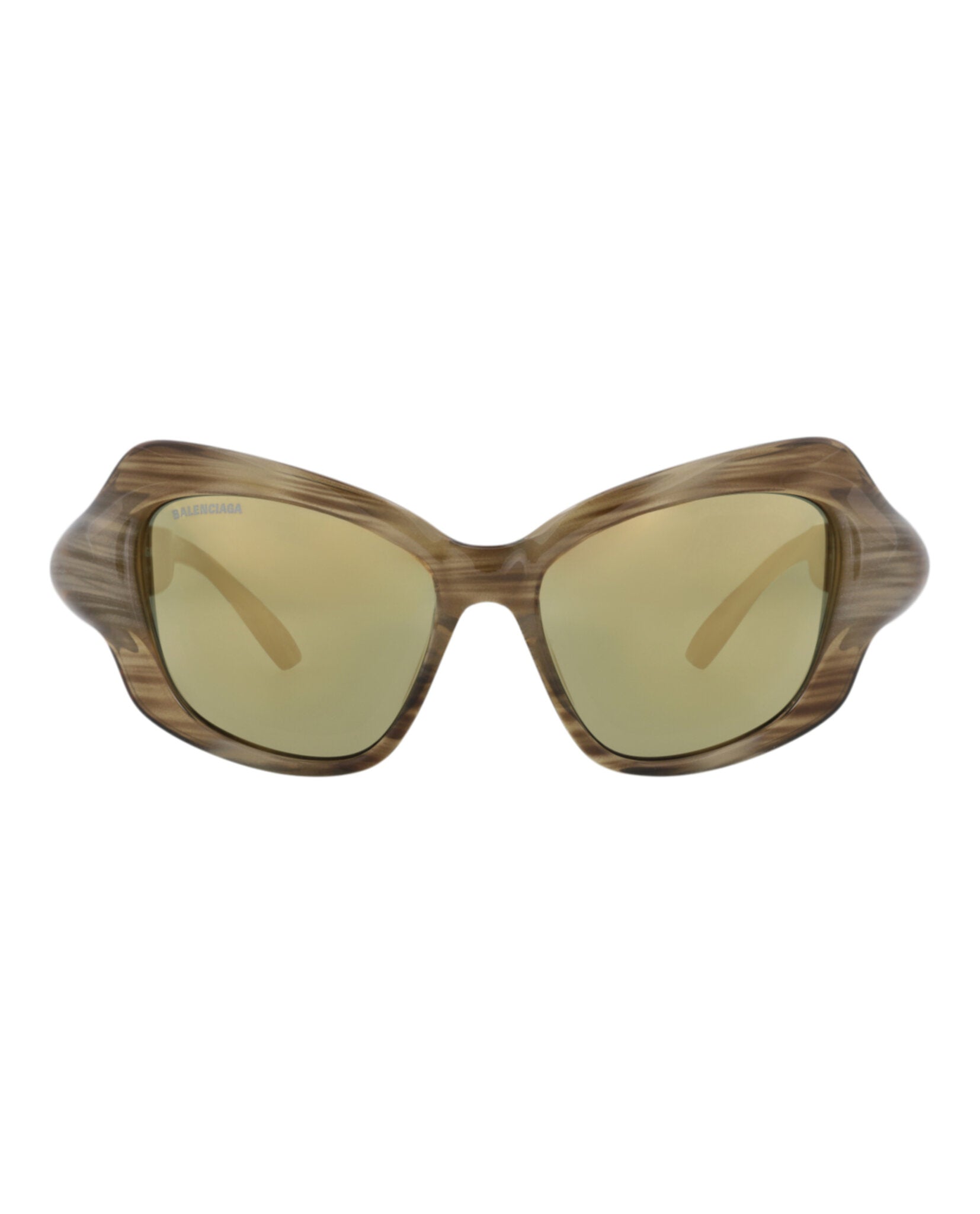 Balenciaga Womens Cat Eye Havana Havana Bronze Fashion Designer Eyewear