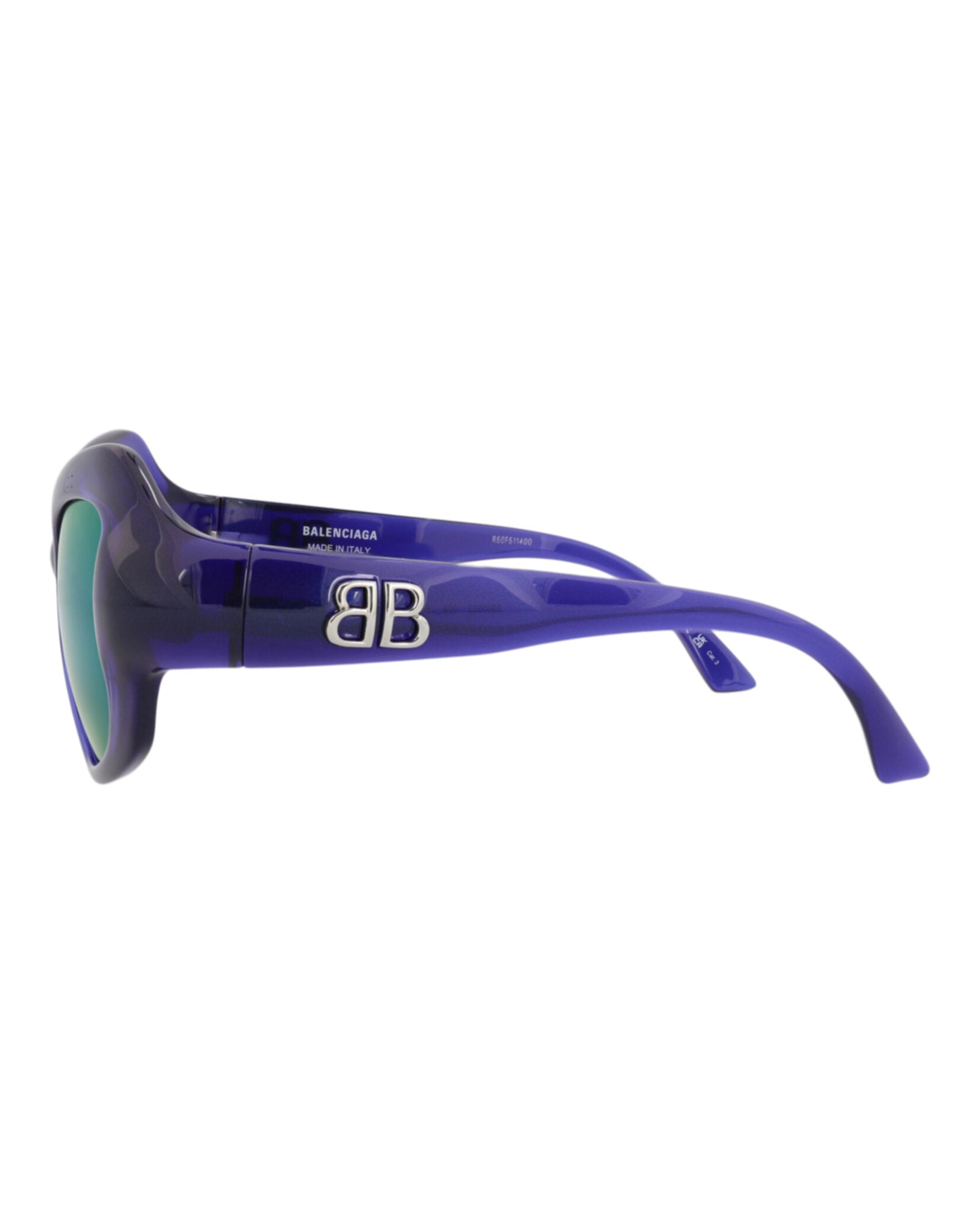 Balenciaga Womens Cat Eye Blue Blue Violet Fashion Designer Eyewear