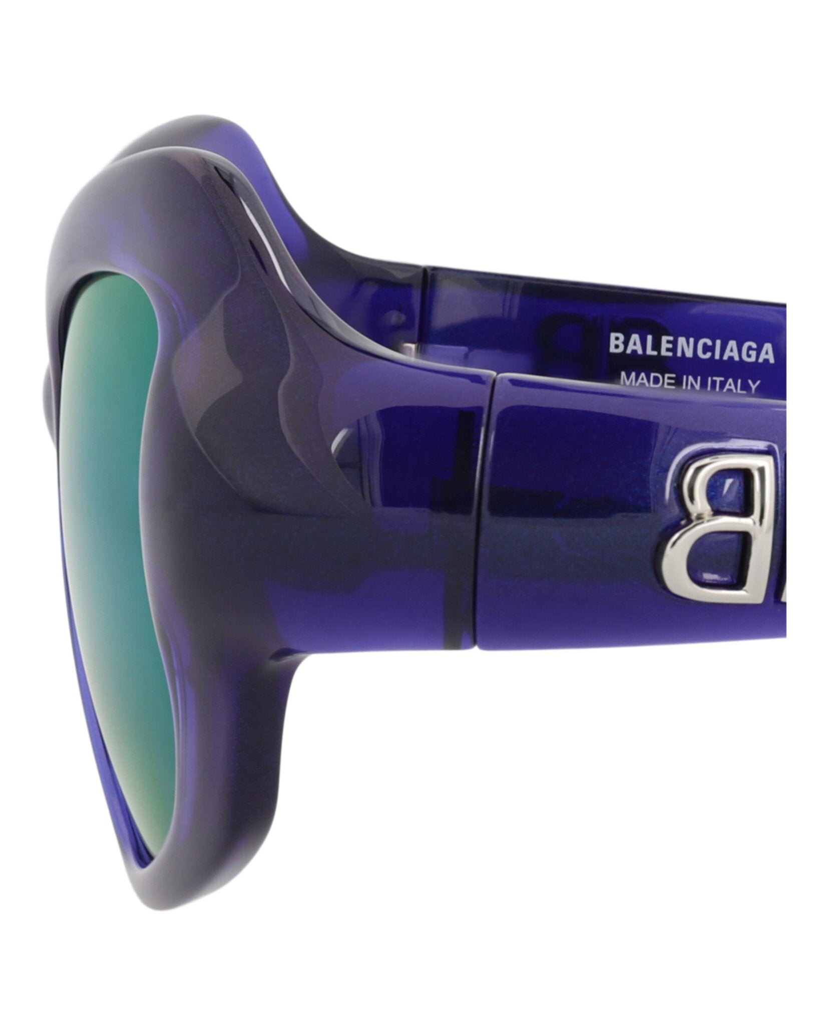 Balenciaga Womens Cat Eye Blue Blue Violet Fashion Designer Eyewear