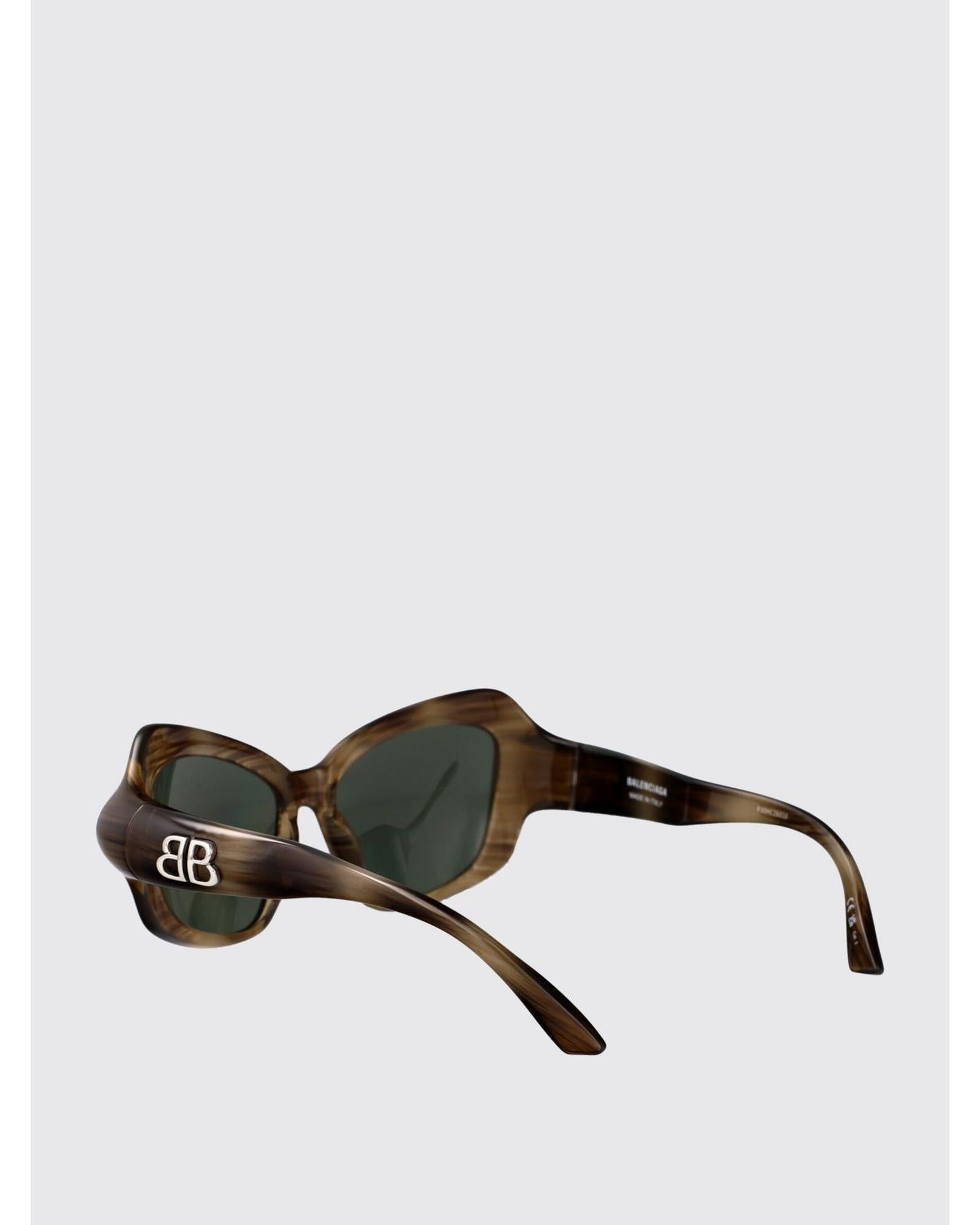 サングラス BALENCIAGA Woman Sunglasses Brown BB0353S 003 Balenciaga Sunglasses Brown Women – Bluefly