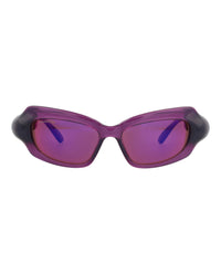 Balenciaga Balenciaga Womens Square/Rectangle Violet Violet Violet Fashion Designer Eyewear