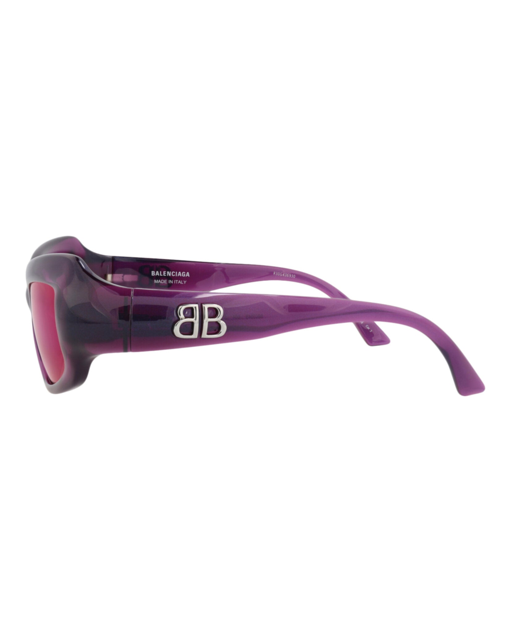 Balenciaga Balenciaga Womens Square/Rectangle Violet Violet Violet Fashion Designer Eyewear