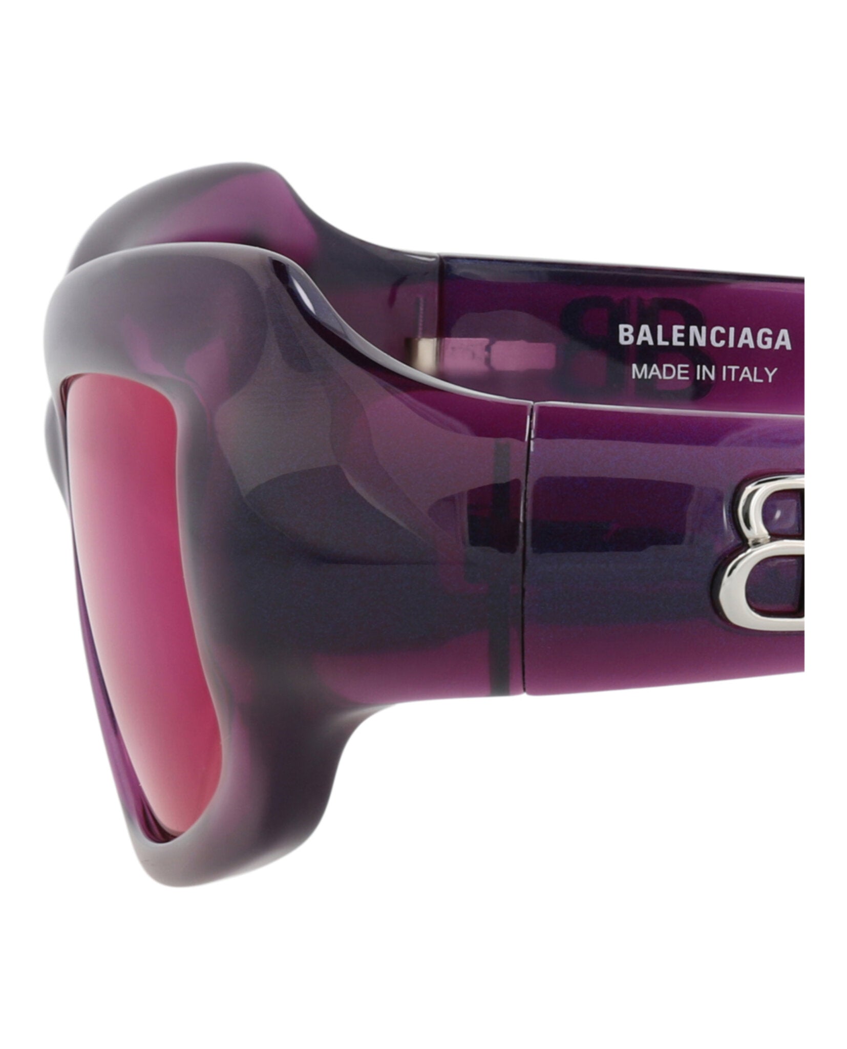 Balenciaga Balenciaga Womens Square/Rectangle Violet Violet Violet Fashion Designer Eyewear